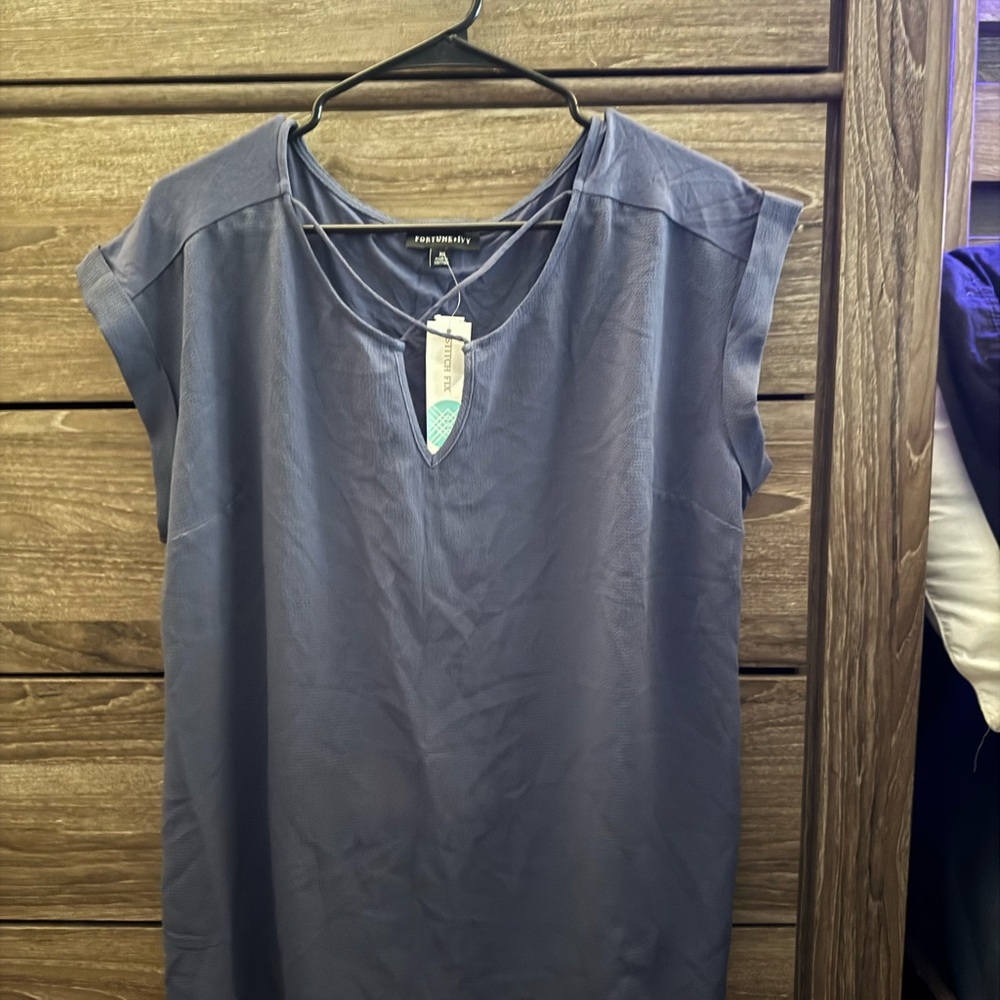 Stylish Women's Blue Blouse